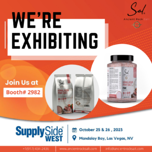 SupplySide West and Ingredients Food event in Las Vegas, Nevada from October 25 to 27, 2023