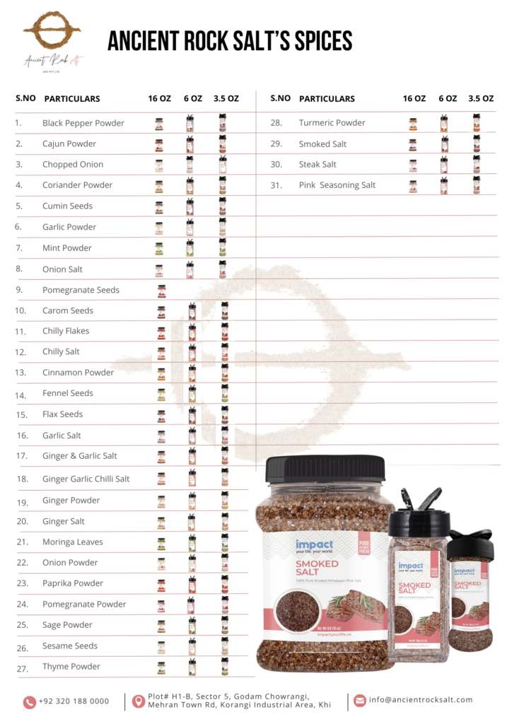 Ancient Rock Salt Spices